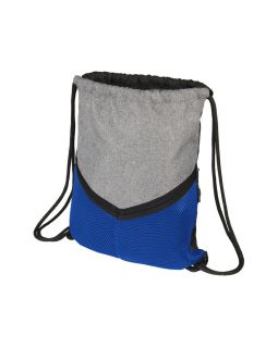 Спортивный рюкзак-мешок, серый/синий