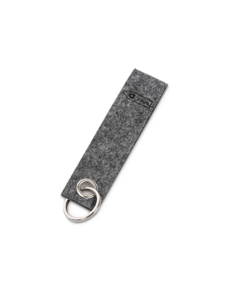 Брелок Felt из RPET-фетра, серый Брелок Felt из RPET-фетра, серый
