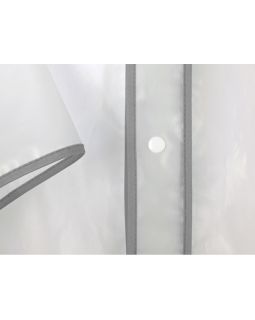 Дождевик Providence, прозрачный/серый светоотражающий с чехлом-foto2