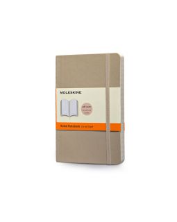 Записная книжка Moleskine Classic Soft (в линейку), Pocket (9х14 см), бежевый