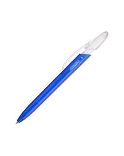 Шариковая ручка Rico Bright,  синий/прозрачный