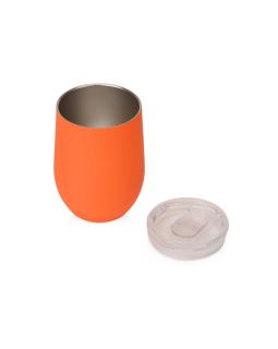 Термокружка Vacuum mug C1, soft touch, 370мл, оранжевый-foto2
