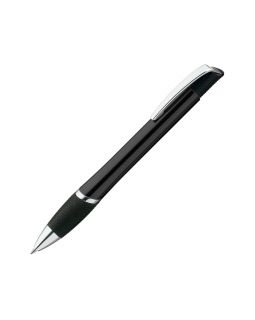Ручка шариковая металлическая OPERA, синий, 1мм, черный