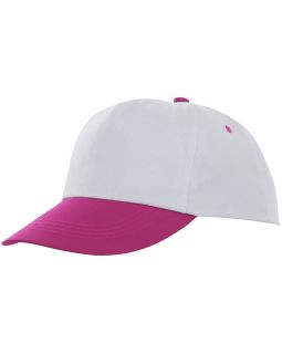 Пятипанельная двухцветная кепка Icarus, белый/розовый