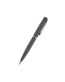 Ручка Sienna шариковая  автоматическая, серый металлический корпус, 1.0 мм, синяя