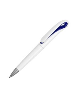 Ручка шариковая Swansea, белый/ярко-синий, черные чернила