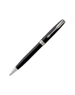 Ручка шариковая Parker Sonnet Core Black Lacquer CT, черный/серебристый