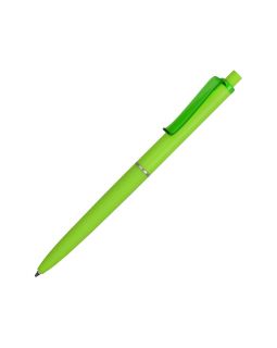 Ручка пластиковая soft-touch шариковая Plane, зеленое яблоко