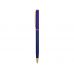 Ручка шариковая Жако с серебристой подложкой, темно-синий