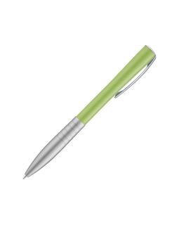 Ручка шариковая металлическая RAISE, зеленое яблоко/серый