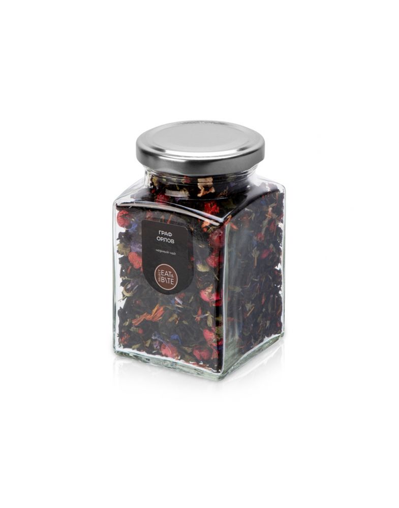 Чай черный, серия Bouquet, граф Орлов, стеклянная банка Чай черный, серия Bouquet, граф Орлов, стеклянная банка