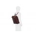 Рюкзак-сумка KLONDIKE DIGGER Mara, натуральная кожа в темно-коричневом цвете, 32,5 x 36,5 x 11 см