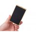 Внешний аккумулятор с подсветкой лого Reedia S2, 5000 mAh, бамбук, черный