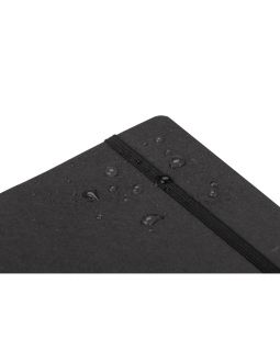 Блокнот из моющегося крафта и каменной бумаги А5 Fleekstone, гибкая обложка, черный-foto5