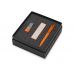 Подарочный набор Space Pro с флешкой, ручкой и зарядным устройством, оранжевый