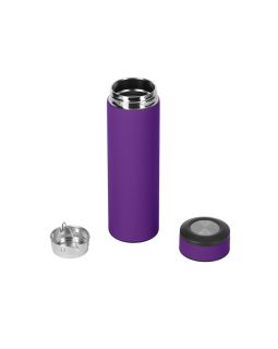 Вакуумный термос Vacuum Flask C1, soft touch, 420мл, фиолетовый-foto2