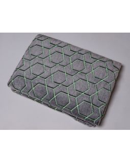 Светящийся в темноте плед Lattice черный-foto4