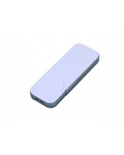 USB-флешка на 4 Гб в стиле I-phone, прямоугольнй формы, белый