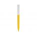 Ручка пластиковая soft-touch шариковая Zorro, желтый/белый