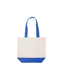 Сумка для шоппинга Cotton из переработанного хлопка 280 г, синий-foto4