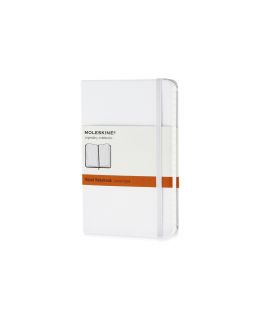 Записная книжка Moleskine Classic (в линейку) в твердой обложке, Pocket (9x14см), белый