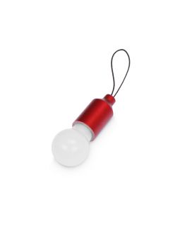 Брелок с мини-лампой Pinhole, красный