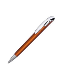 Ручка шариковая Нормандия оранжевый металлик