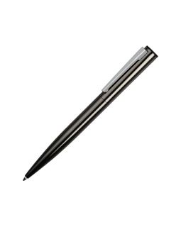 Ручка металлическая шариковая Icicle под полимерную наклейку, темно-серый