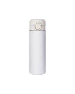 Вакуумная термокружка Waterline c кнопкой Guard, 400 мл, тубус, белый-foto3
