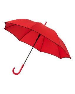 Ветрозащитный автоматический цветной зонт Kaia 23, красный