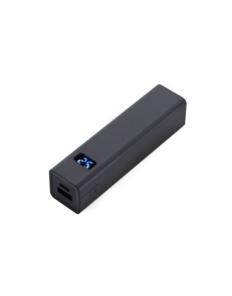 Внешний аккумулятор Rail, 5000 mAh, черный Внешний аккумулятор Rail, 5000 mAh, черный