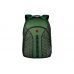 Рюкзак Sun WENGER 16'', зеленый со светоотражающим принтом, полиэстер, 35x27x47 см, 27 л