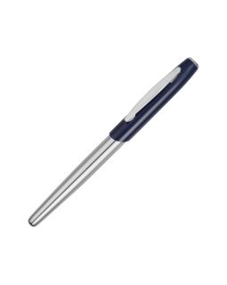 Ручка-роллер Geneva, серебристый/синий