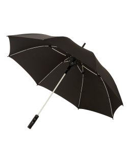 Зонт-трость Spark полуавтомат 23, черный/белый