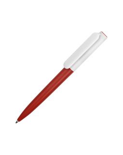 Ручка пластиковая шариковая Umbo BiColor, красный/белый