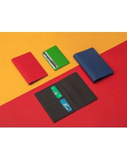 Обложка для паспорта с RFID защитой отделений для пластиковых карт Favor, черная-foto7