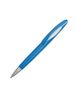 Ручка пластиковая шариковая Chink, голубой/белый