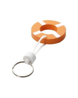 Брелок нетонущий в форме спасательного круга, оранжевый