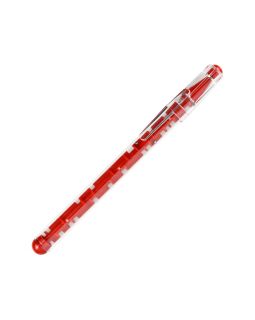 Ручка шариковая Лабиринт с головоломкой красная
