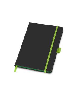 Блокнот ColorNote Black, твердая обложка A5, 80 листов, черный с зеленым яблоком Блокнот ColorNote Black, твердая обложка A5, 80 листов, черный с зеленым яблоком