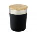 Lagan Кружка с медной вакуумной изоляцией объемом 300 мл и бамбуковой крышкой, черный
