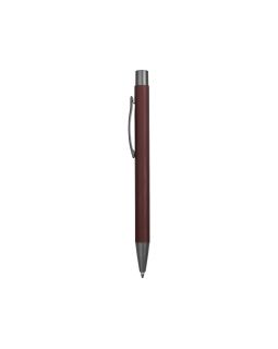 Ручка металлическая soft-touch шариковая Tender, бургунди-foto3