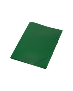 Папка формата А4 на резинке, зеленый
