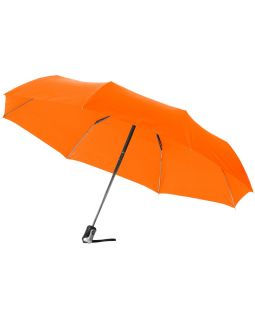 Зонт Alex трехсекционный автоматический 21,5, оранжевый