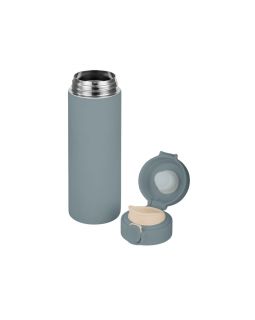 Вакуумная термокружка Waterline c кнопкой Guard, 400 мл, тубус, антрацит-foto2