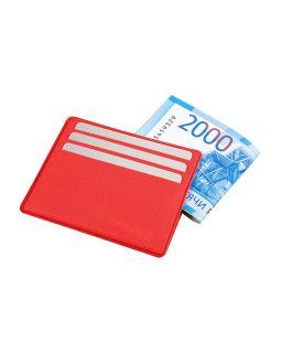 Картхолдер для денег и шести пластиковых карт Favor, красный-foto2