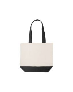 Сумка для шоппинга Cotton из переработанного хлопка 280 г, черный-foto4