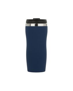 Термокружка Double wall mug C1, soft touch, 350 мл, темно-синий-foto3