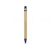 Ручка шариковая Salvador, натуральный/темно-синий, черные чернила