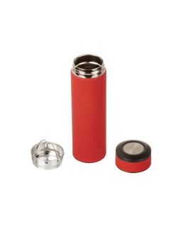 Вакуумный термос Vacuum Flask C1, soft touch, 420мл, красный-foto2